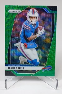 Tarjeta de fútbol americano Khalil Shakir 2024 Panini Prizm Green Wave Prizm #31 - Imagen 1 de 2