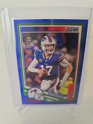 NFL 2025 Score Josh Allen Blue Showcase 212/250  #159 - image 1 of 4