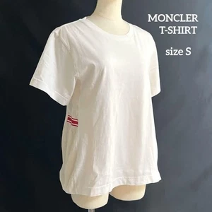 MONCLER T-SHIRT GIROCOLLO Gr.S weiß nagelneu unbenutzt mit Mischgewebe HN8277 - Bild 1 von 13