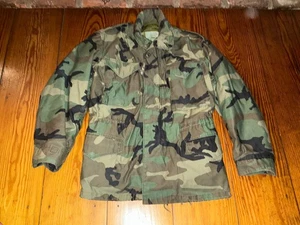 US Military Cold Weather Field Coat Camouflage Camo Pattern With Liner, MEDIUM - Picture 1 of 6