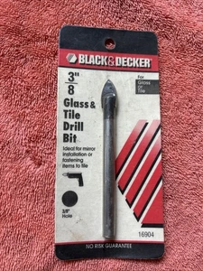 Black & Decker 16904 Punta per trapano per vetro e piastrelle, 3/8 in - Foto 1 di 2
