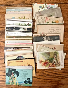 91 verschiedene alte Geburtstagsgrüße Postkarten alle Themen 1900-1929 M&U - Bild 1 von 5