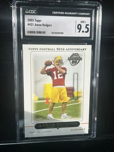2005 Topps - #431 Aaron Rodgers (RC) 9.5 CGC - Picture 1 of 2