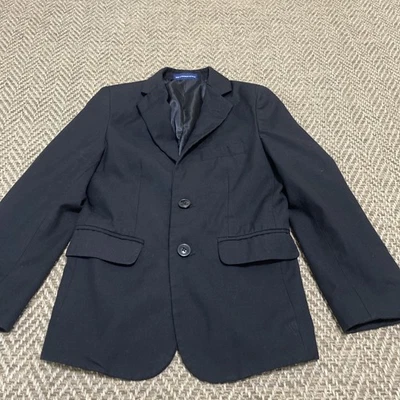 Chaps Black Suit Coat/ Blazer With Lining Boys Size 8 Regular - Image 1 of 4