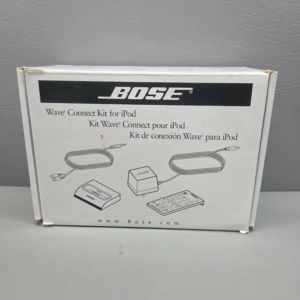 Kit Bose Wave Connect para iPod e iPhone kit de dock 315527-0010 novo em folha caixa aberta - Imagem 1 de 4