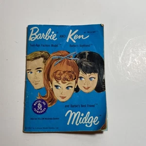 Vintage 1962 Mattel Barbie & Ken Doll Fashions Booklet Printed In Japan - Picture 1 of 3