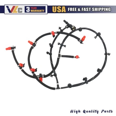 Nuevo kit de línea de retorno de inyector de combustible para Ford F-350 F-450 F-550 Super Duty 6,7 L Foto 1 de 4