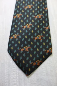 HUGO BOSS 100% Seda Corbata Hecho en Italia Vintage - Imagen 1 de 5