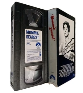 VHS: Mommie Dearest (1981) Faye Dunaway, Joan Crawford True Story Vertical Label - Bild 1 von 3