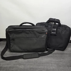 2 Laptop Bags Lenovo Thinkpad Laptop Bag Sony Vaio Laptop Bag  - Picture 1 of 8
