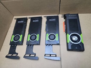 Joblot 3 schede grafiche Nvidia Quadro P4000 8 GB - 1 x NVIDIA Quadro P5000 16 GB - Foto 1 di 15