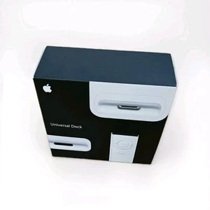 APPLE UNIVERSAL DOCK GENUINE IPOD DOCKING STATION A1256 REMOTE ADAPTER MB125G/B - Picture 1 of 14