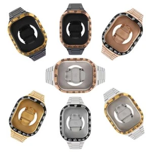 Premium Stainless Steel Band Strap with Metal Case For Apple Watch Ultra 49 mm - Zdjęcie 1 z 22
