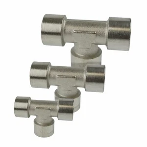 T Piece Fitting Female Thread Manifold Air Fitting Tee Piece - Imagen 1 de 4