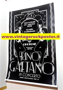 RINO GAETANO - Crotone, Italy - 23 agosto 1978 - poster concerto -554 - Imagen 1 de 2