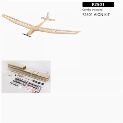 RC Plane F25 AION Balsa Wood Model Aircraft Kit Wingspan 2500mm Glider Airplane - Image 1 of 4