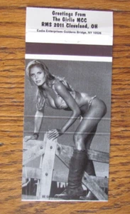 CUBIERTA DE MATCHBOOK MODELO EN VIVO NIÑA: CLEVELAND, OHIO 2011 VACÍA -B12 - Imagen 1 de 1