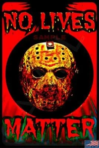 WORLDS GREATEST SIGNS! HALLOWEEN SIGN METAL 8X12 HAUNTED HOUSE DECOR MAN CAVE - Picture 1 of 2