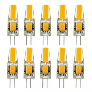 10x G4 LED 12V Warmweiß 5W 1505 SMD Leuchtmittel COB Stiftsockel Lampen Birne - Bild 1 von 8