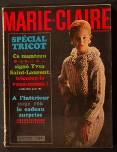 'MARIE-CLAIRE' FRENCH VINTAGE MAGAZINE KNITWEAR ISSUE NOVEMBER 1962 - Picture 1 of 3
