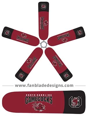  University  of South Carolina Ceiling Fan Blade Covers - Image 1 of 4