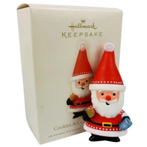 Hallmark Ornamento Galletas y Cacao para Papá Noel 2008 Vacaciones de Navidad - Imagen 1 de 6