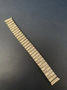 Vintage Fixoflex 16mm Stainless Steel Straight Lug Flex Watchband - Pre-owned - Picture 1 of 7