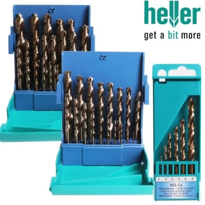 QUALITY HSS-CO COBALT DRILL BIT SETS 1mm - 13mm Cut Steel Cast Iron Metal Sheet - Image 1 of 3