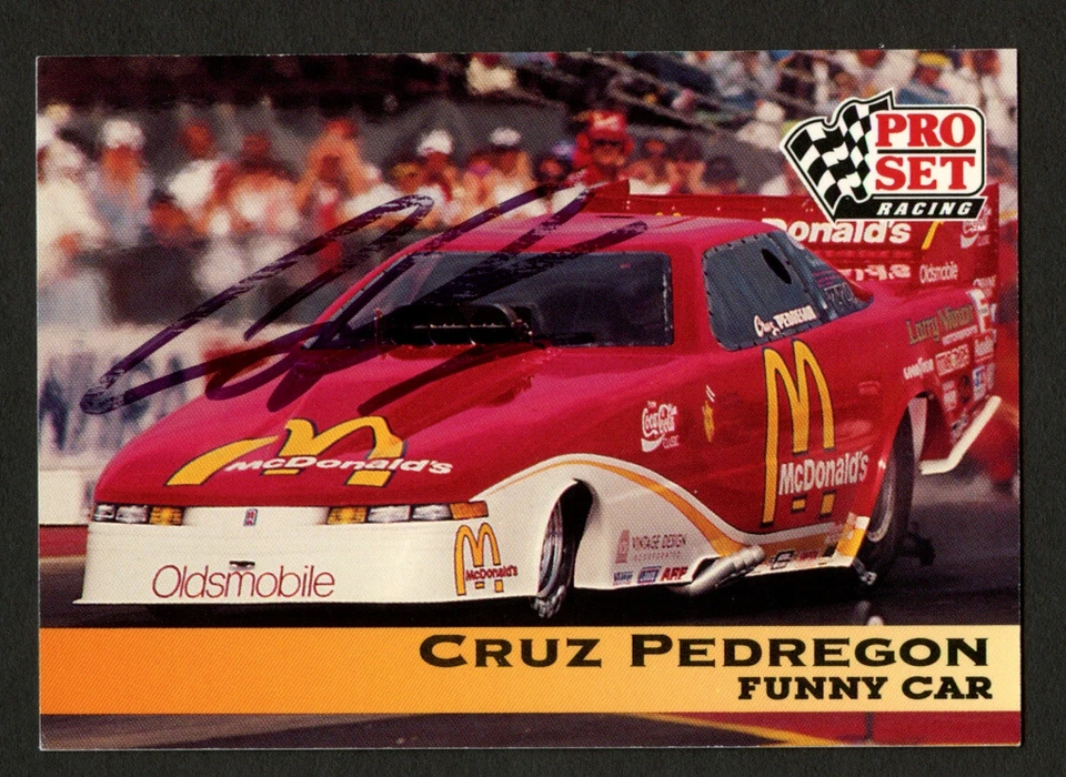 Cruz Pedregon #118 签名亲笔签名 1992 Pro 套装 NHRA 汽车卡 — 第 1/1 张图片