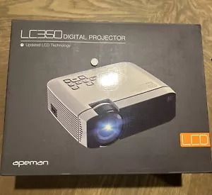APEMAN LC350 DIGITAL LCD PROJECTOR BRAND NEW - Picture 1 of 3