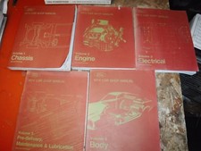 1974 FORD MUSTANG THUNDERBIRD RANCHERO MERCURY MONTEGO MARK IV SERVICE MANUALS