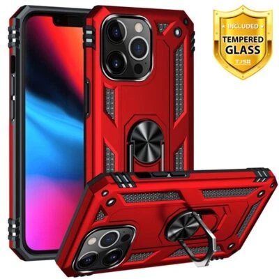 Funda Forro Protector Para iPhone y Protector de pantalla de vidrio templado Foto 1 de 4