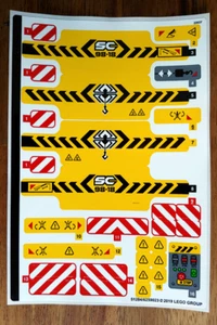 LEGO STICKER SHEET ONLY 42097 COMPACT CRAWLER CRANE from set New - Picture 1 of 1