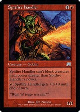 Spitfire Handler NM MTG Onslaught Magic 2B3
