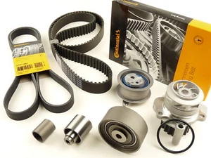 CONTI CT1134 Zahnriemen Keil.riemen +Wapu Satz VAG 2.0TDI CAHA CAHB CAGA CAGB GC - Bild 1 von 7