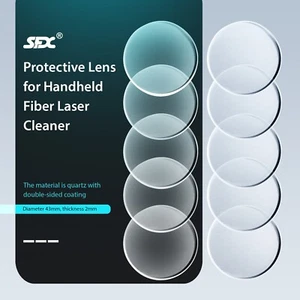 Lente protectora removedora de óxido láser de mano SFX de 10 piezas de máquina de limpieza láser - Imagen 1 de 6