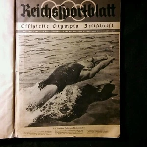 Official Olympic Magazine HC 1936 Germany - Picture 1 of 11
