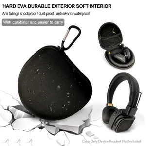 New Waterproof Carrying Hard Case Headset Box Bag Pouch Earbud Earphones - Foto 1 di 18