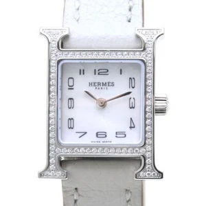 Orologio donna HERMES H mini lunetta diamante HH1.131.286 W05500WW00 /39866 - Foto 1 di 10