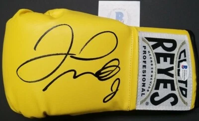 FLOYD MAYWEATHER JR. Autographed CLETO REYES Boxing Glove. BECKETT WITNESSED  - Image 1 of 4