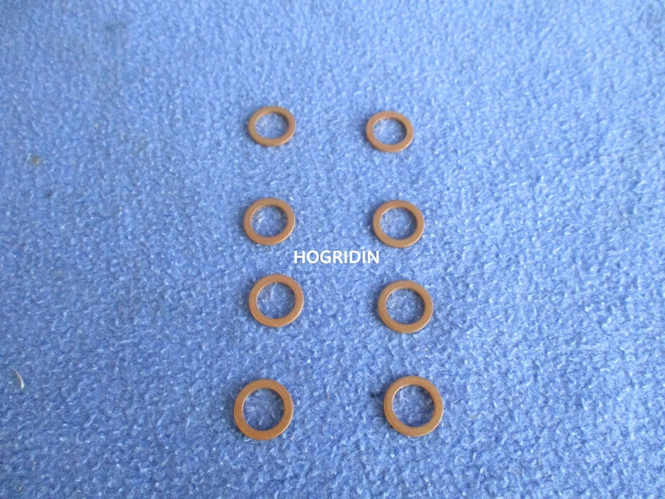 8 pack   1957 - 2004  Harley Davidson sportster xl copper chain cover washer  - Image 1 of 1