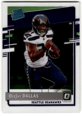 2020 Donruss Optic Rated DeeJay Dallas Rookie #195 Seattle Seahawks - Image 1 of 2