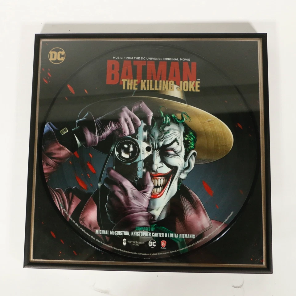 BATMAN THE KILLING JOKE 12 inch VINYL SOUNDTRACK JOKER CAMERA PICTURE ALBUM DC - Image 1 of 1