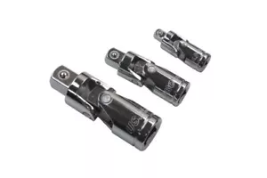 US PRO 3PC universal joint Socket Adapter Uj Knuckles Set 1/2" 1/4" 3/8 4203 - Picture 1 of 2