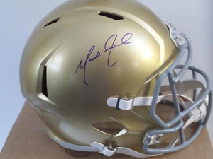 Marcus Freeman signierter Notre Dame F/S Speed Replica Helm, BSA Zeuge - Bild 1 von 1