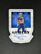 2015 Panini Luxe Todd Gurley II Rookie Die-Cut Auto Black #1/1 On-Card Autograph