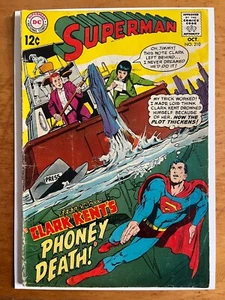 Superman #210 (DC 1968) - VG+ - Bild 1 von 4
