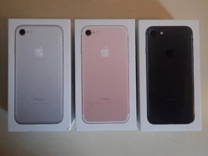 lot 3 boites vide iPhone 7 A1778 smartphone rose noir blanc Apple mac - Photo 1/5