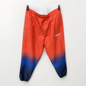 Polo Ralph Lauren Men’s Track Pants Joggers Orange / Blue Size Large Casual New - Picture 1 of 5