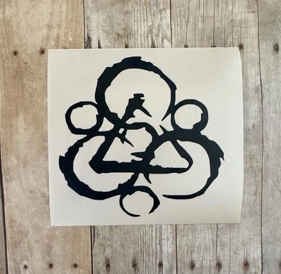 Calcomanía de vinilo premium con logotipo de trabajo clave Coheed and Cambria Foto 1 de 3